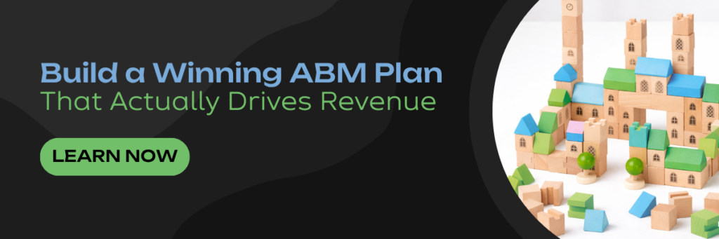 call to action for account based marketing services by ryoku growth encouraging businesses to build a winning abm plan